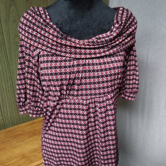 Ann Taylor Loft cowl neck blouse size M - Picture 7 of 14